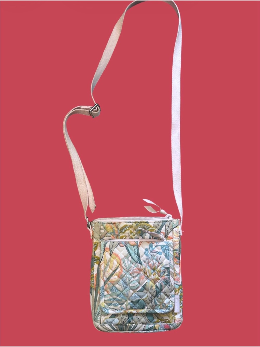 Vera Bradley Floral Quilted Crossbody - Multi Pastel
